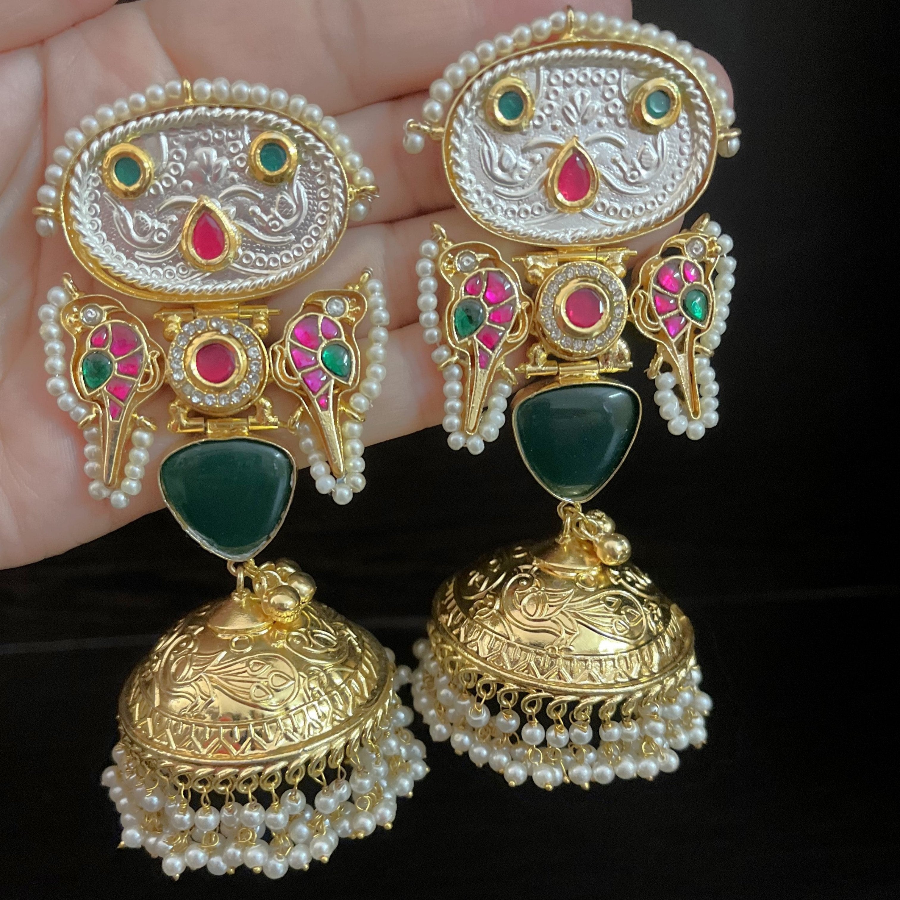 Vihang Jhumka Earrings