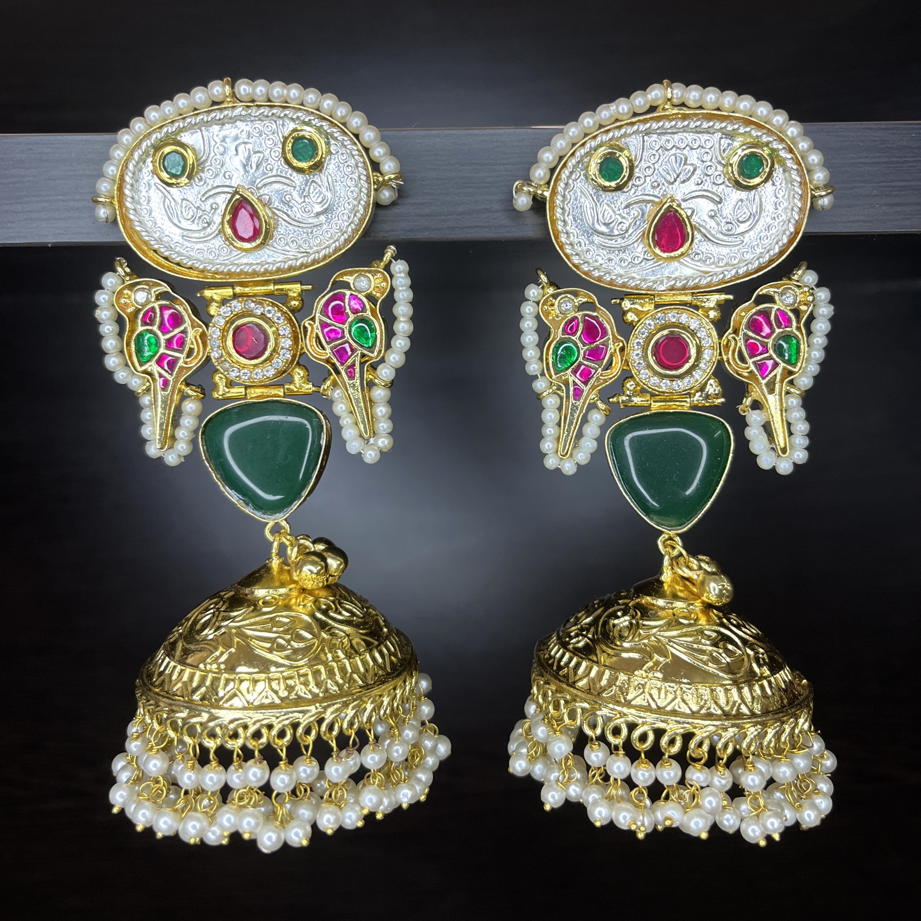Vihang Jhumka Earrings